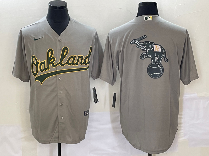 Men's Oakland Athletics Gray Jersey